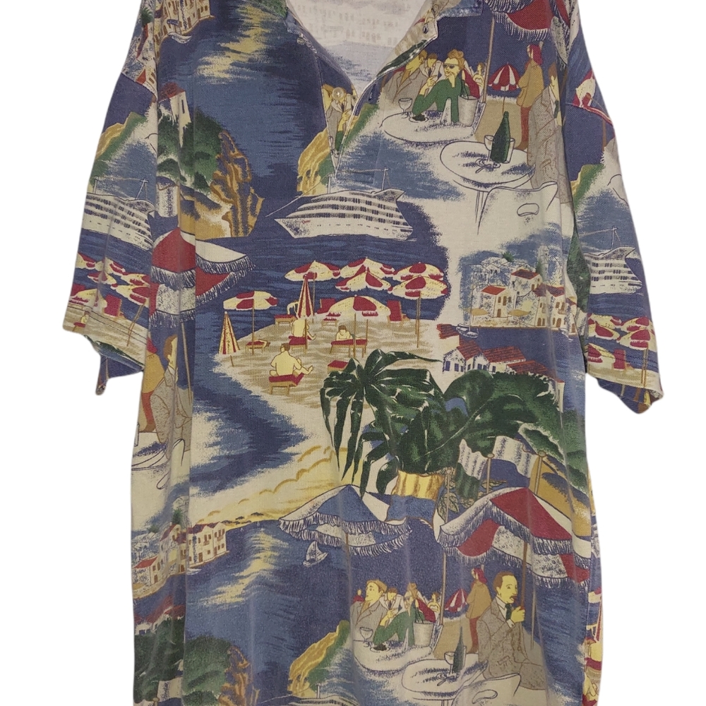 Nautica polo travel print